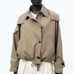 ISO Zara Short Hooded Trench